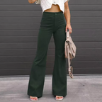 Lorenza Curve-Fit Bellbottom Trousers
