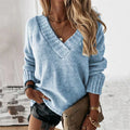 Billie - Soft Knitted V-Neck Jumper