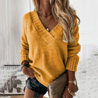 Billie - Soft Knitted V-Neck Jumper