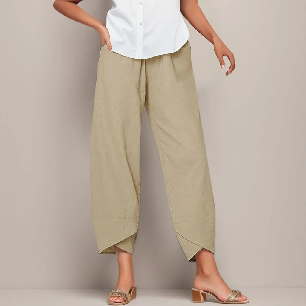 Layla - High-Waisted Casual Trousers