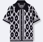 SantoDiamond | Elegant Printed Shirt