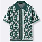 SantoDiamond | Elegant Printed Shirt