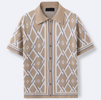 SantoDiamond | Elegant Printed Shirt