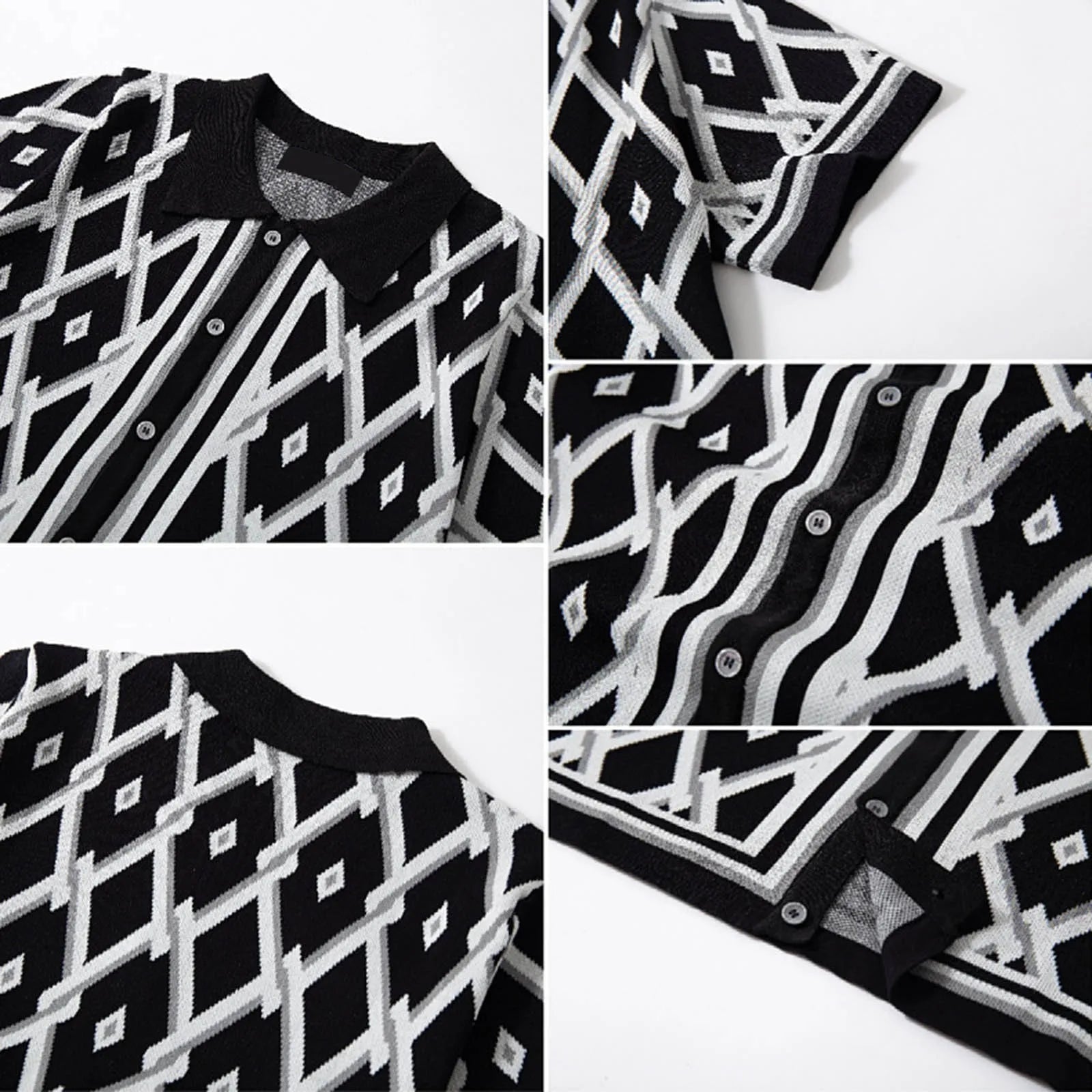 SantoDiamond | Elegant Printed Shirt