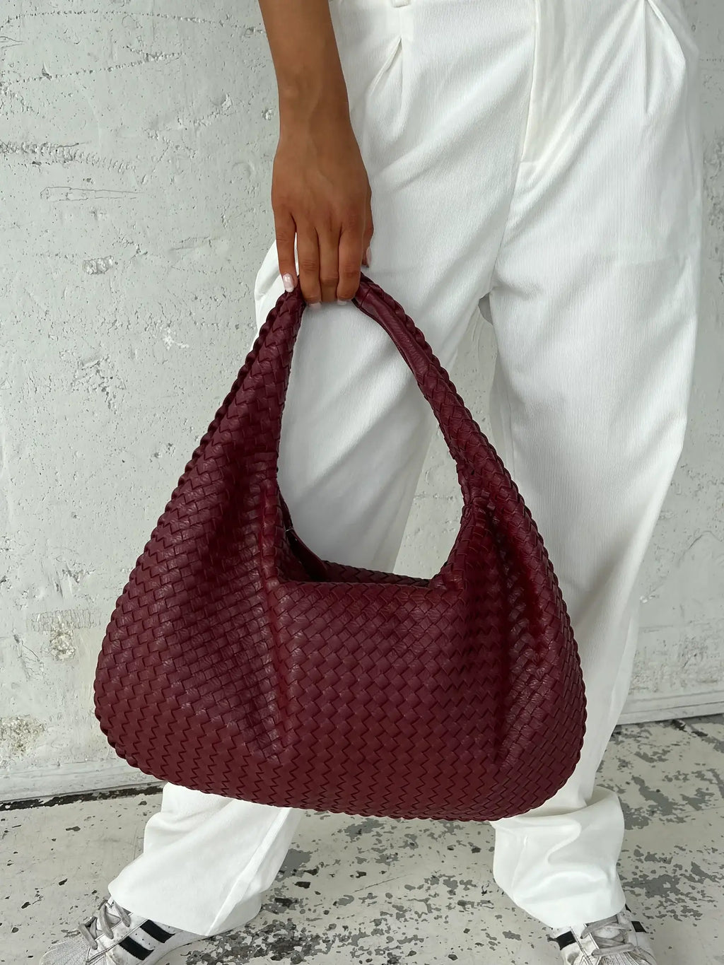 Arielle Woven Shoulder Bag XL
