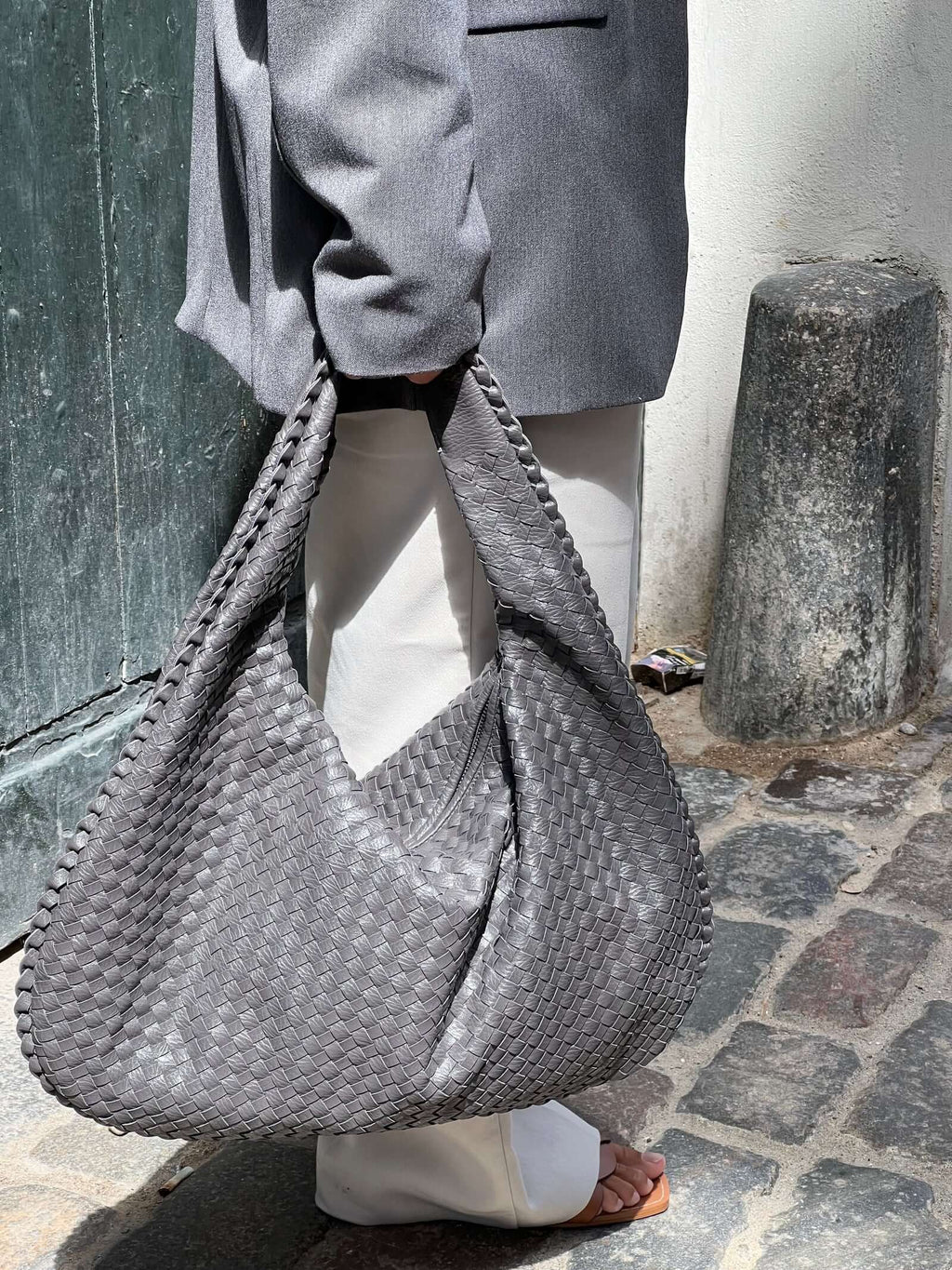 Arielle Woven Shoulder Bag XL