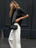 Ella Glossy Leather Western Shoulder Bag