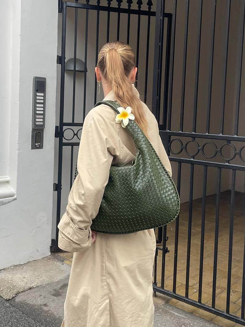 Arielle Woven Shoulder Bag XL