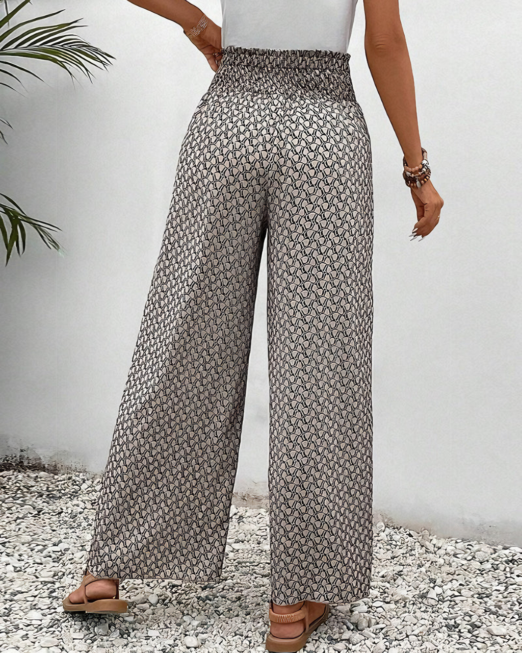 Tina - Women's Comfortable Wide-Leg Trousers