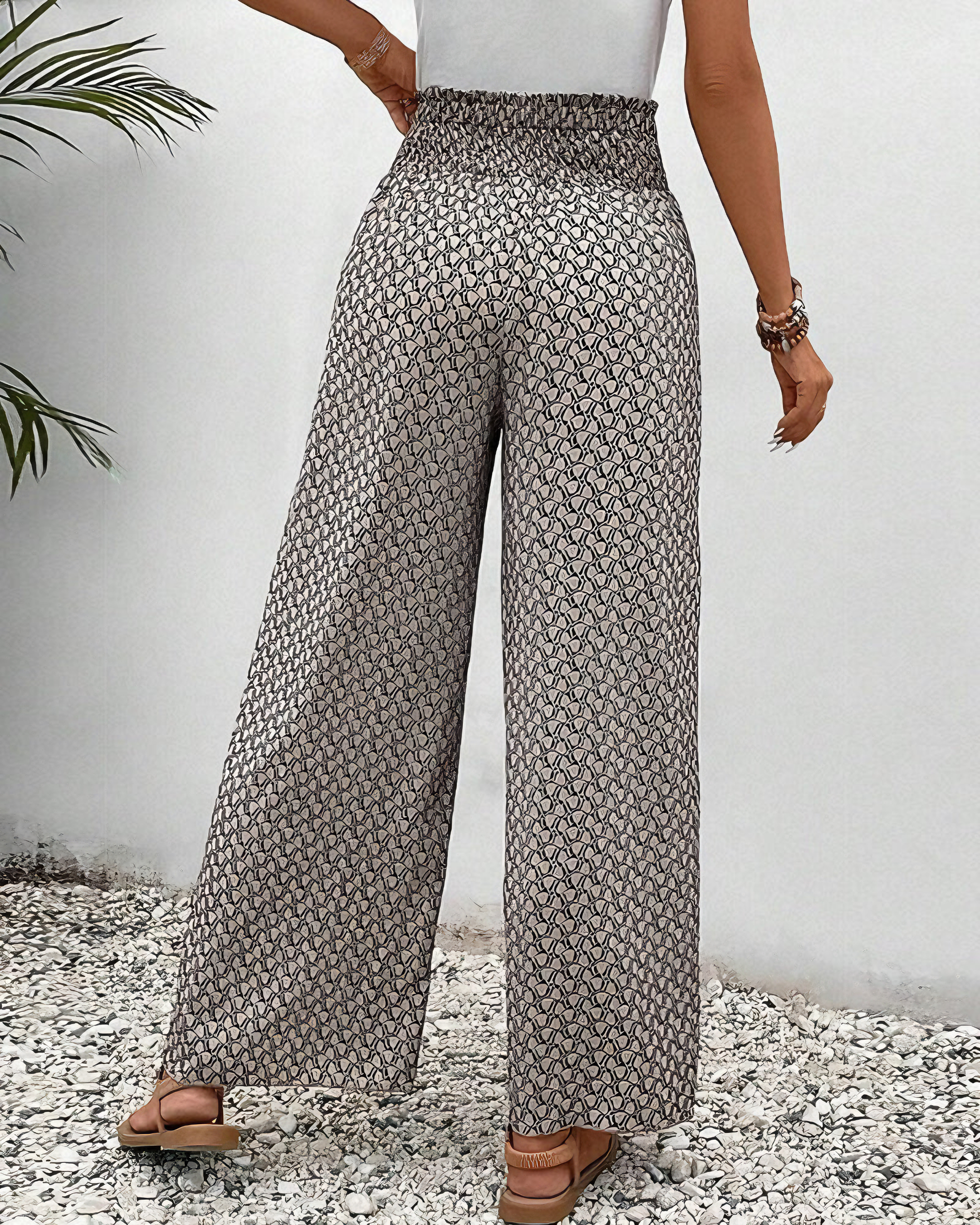 Tina - Women's Comfortable Wide-Leg Trousers
