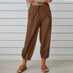 Willow - Women's Comfortable Casual Trousers (Plus Sizes Available)
