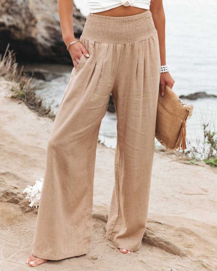 Tayla - Women's Wide-Leg Beach Trousers