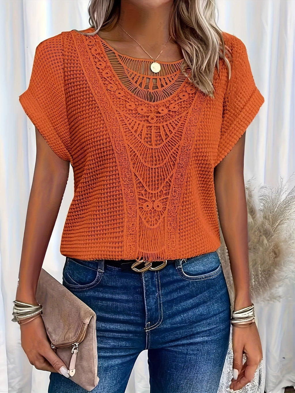 Lexi - Lace-Detail Blouse
