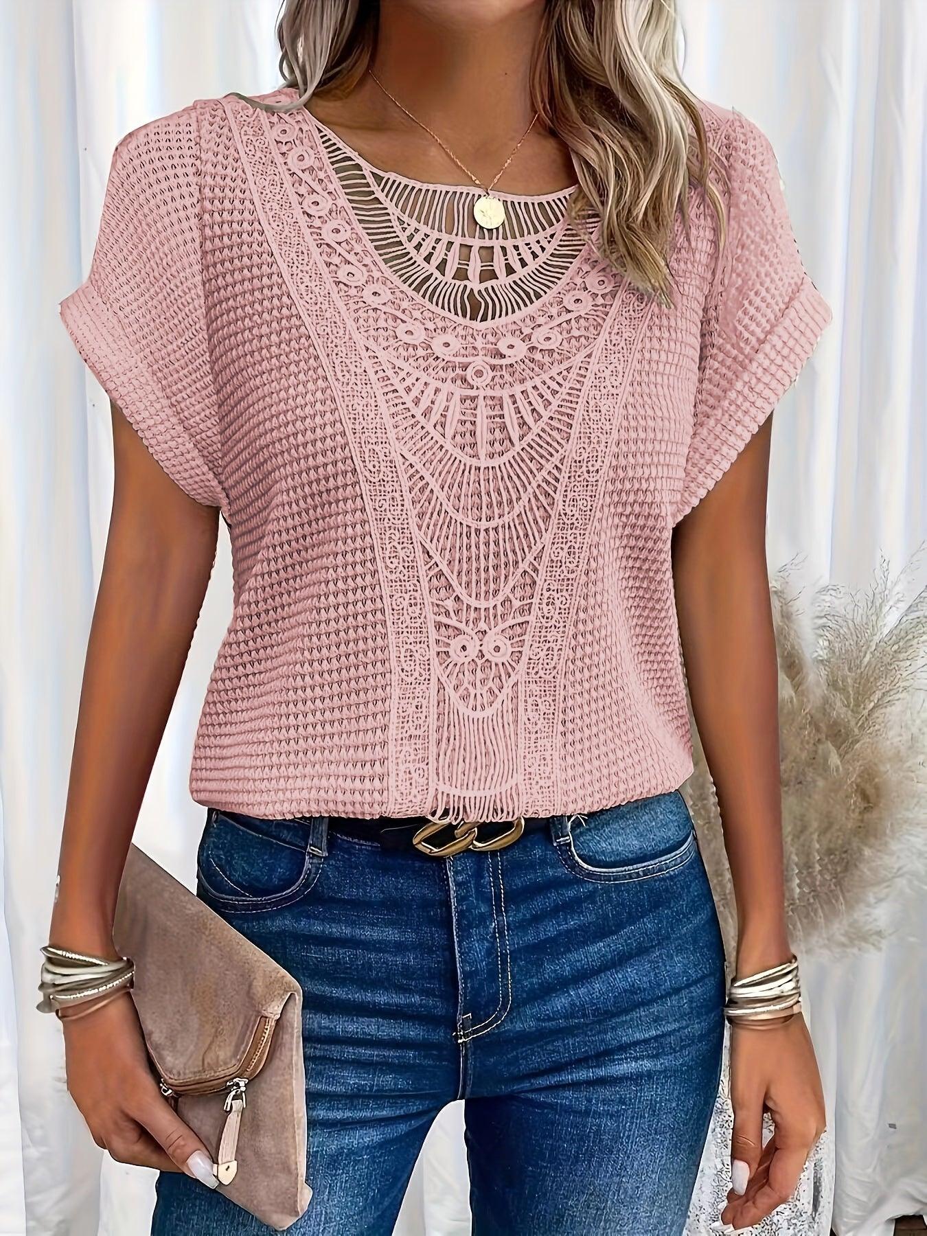 Lexi - Lace-Detail Blouse