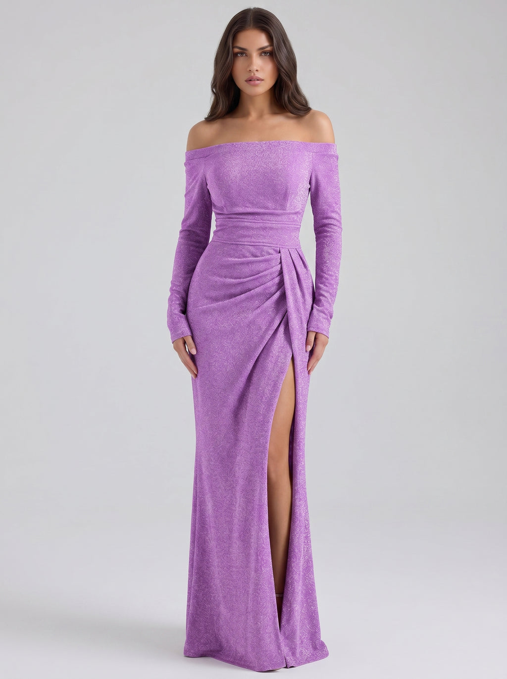 Stella lilac on model