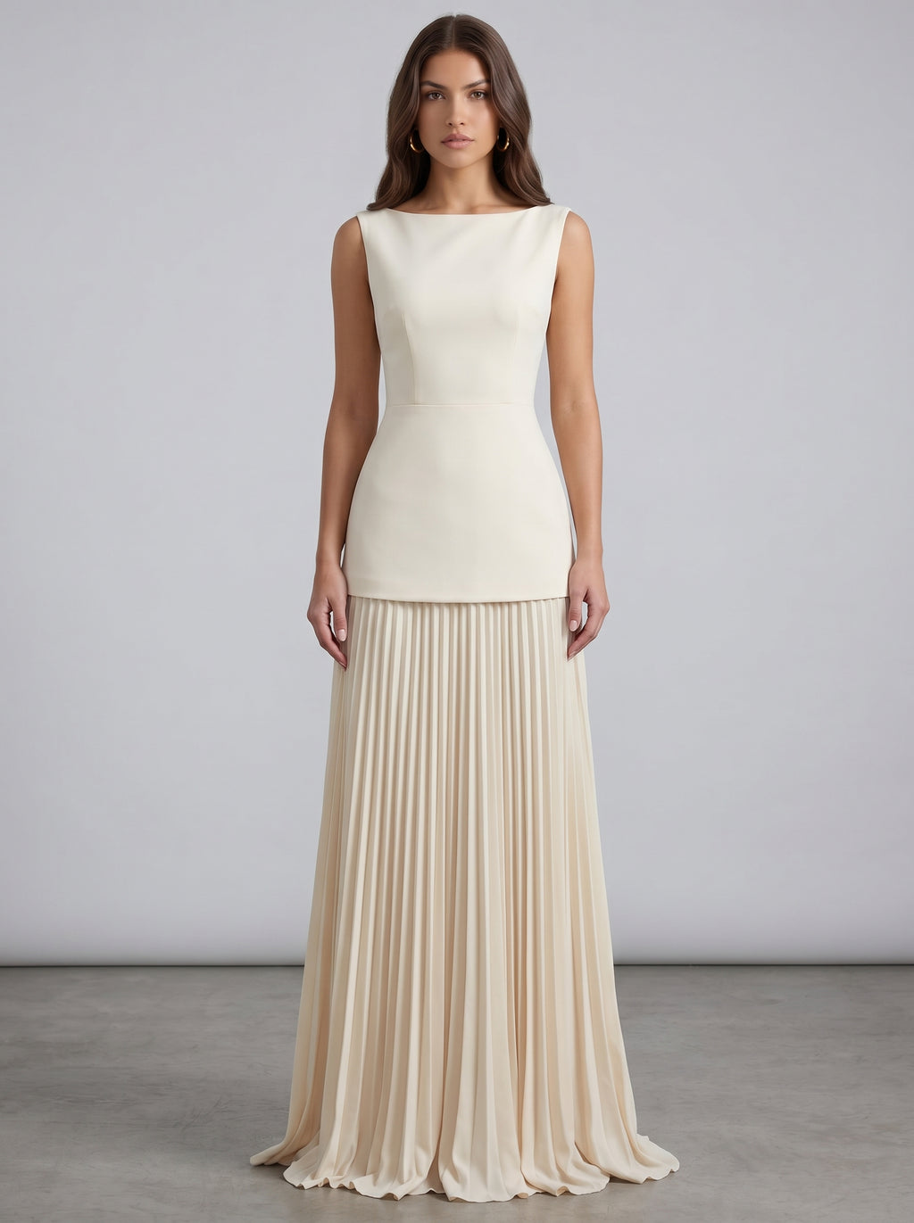 Serena cream on model