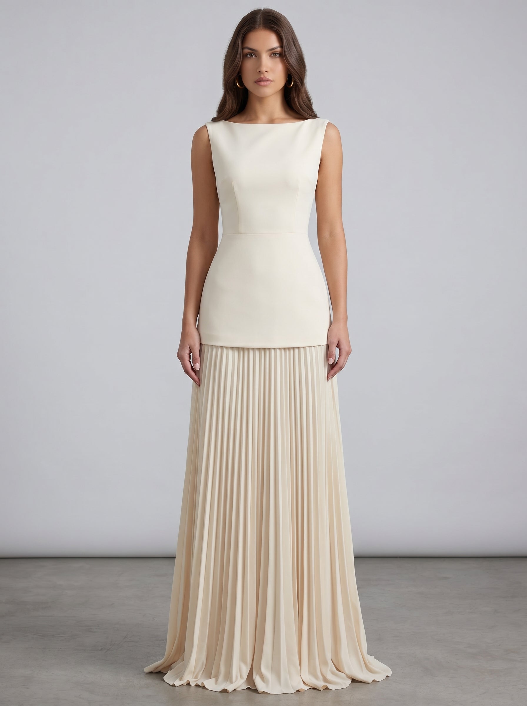 Serena cream on model