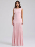 Serena pink on model