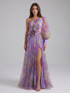 Francesca lilac on model