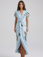 Robe light blue on model