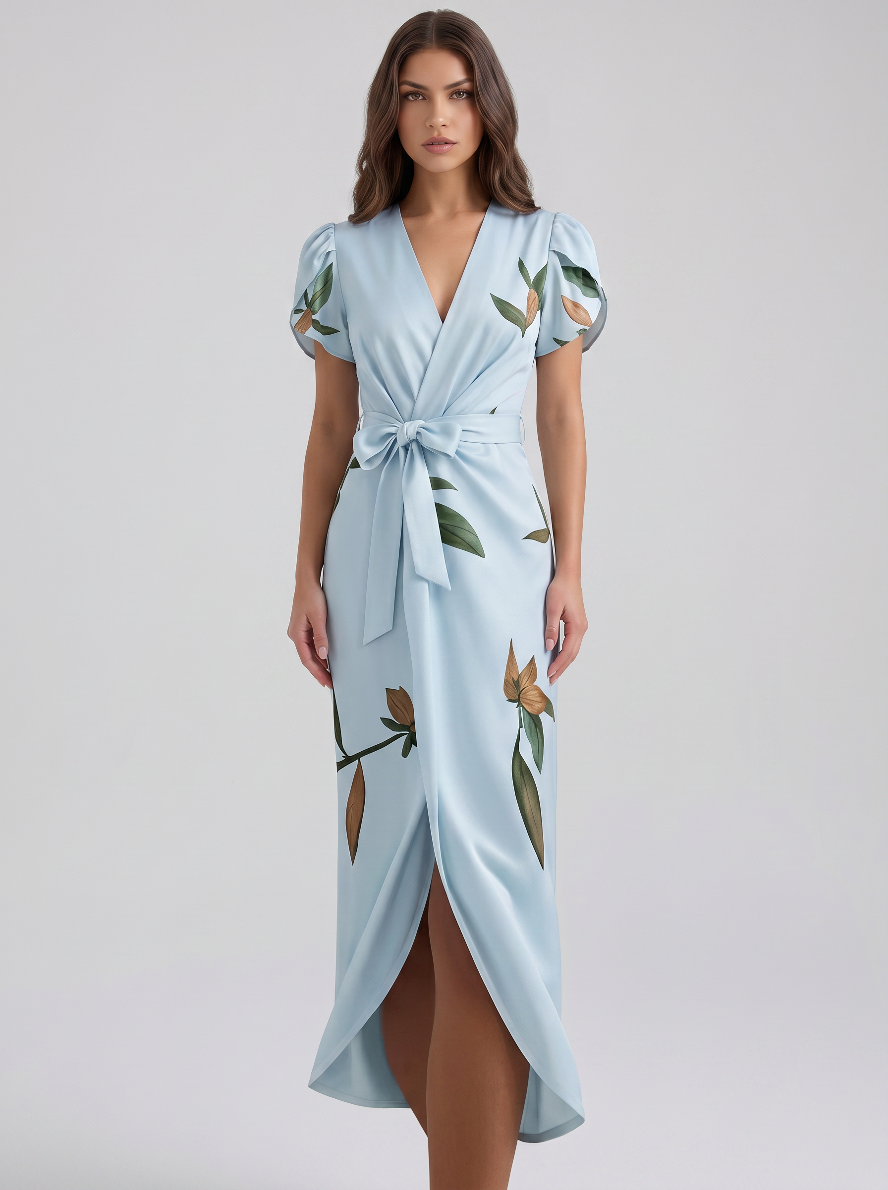 Robe light blue on model