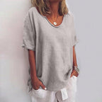Sophie - Relaxed Cotton-Linen Shirt | Plus Sizes Available