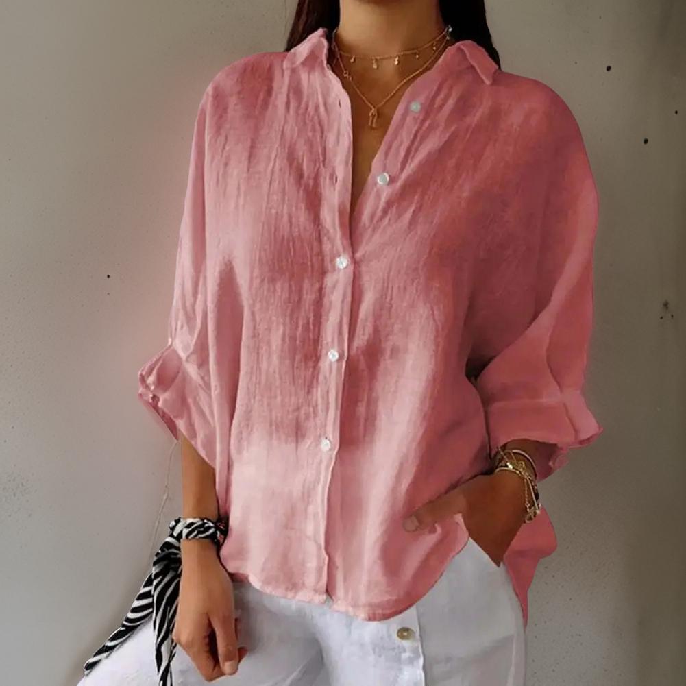 Sofia - Timeless Cotton-Blend Blouse
