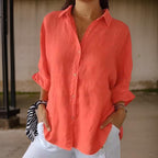 Sofia - Timeless Cotton-Blend Blouse