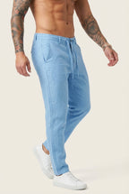 Coastal Ease Linen Trousers
