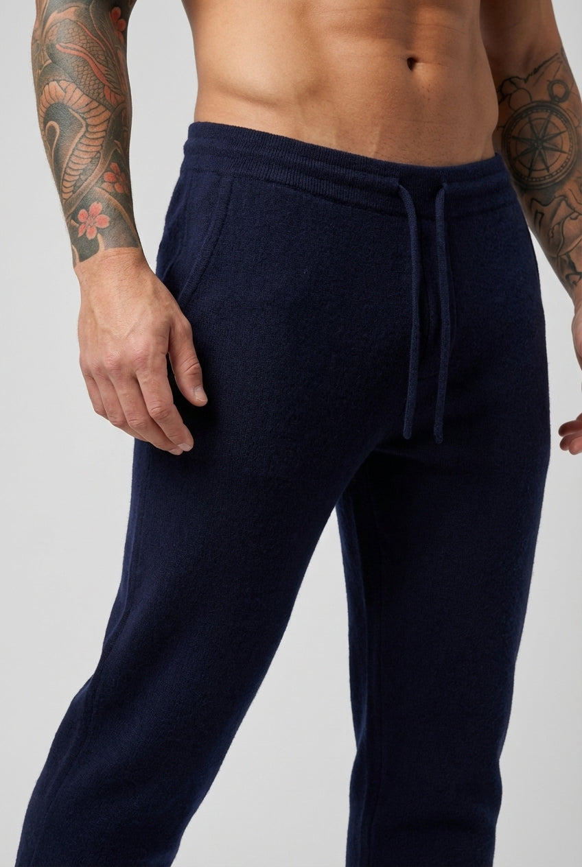 Cloud Merino Trousers - Navy