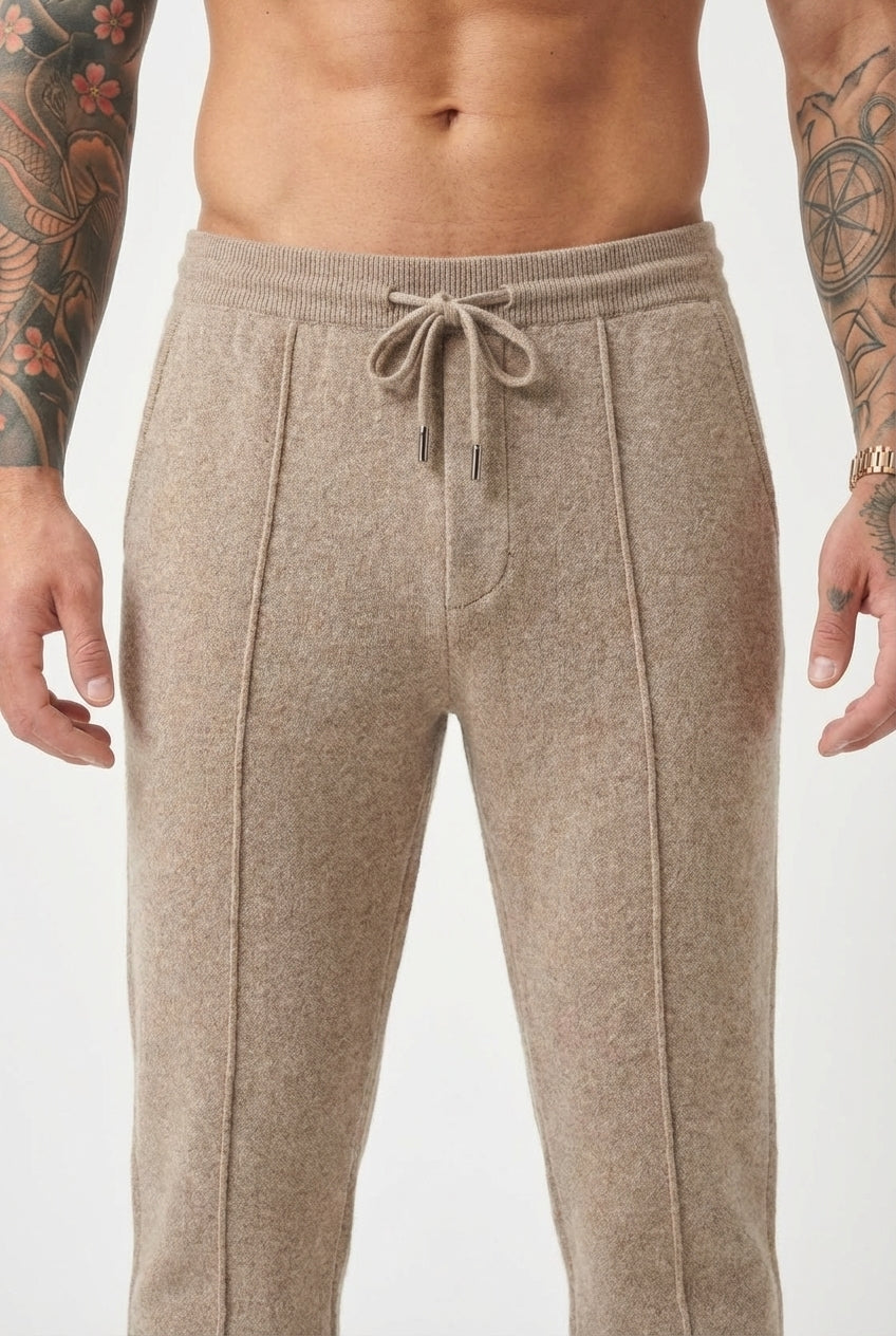 Cloud Merino Trousers - Beige