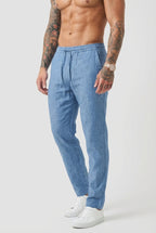 Coastal Ease Linen Trousers