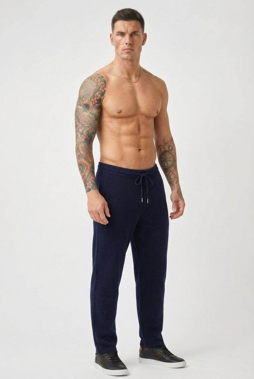 Cloud Merino Trousers - Navy