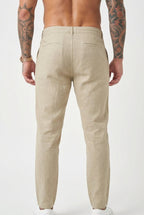 Coastal Ease Linen Trousers